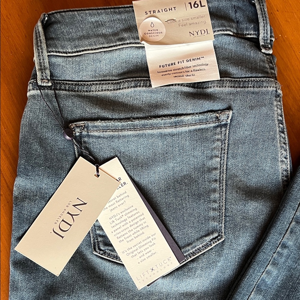 NYDJ Straight Leg Jeans - woman’s 16
